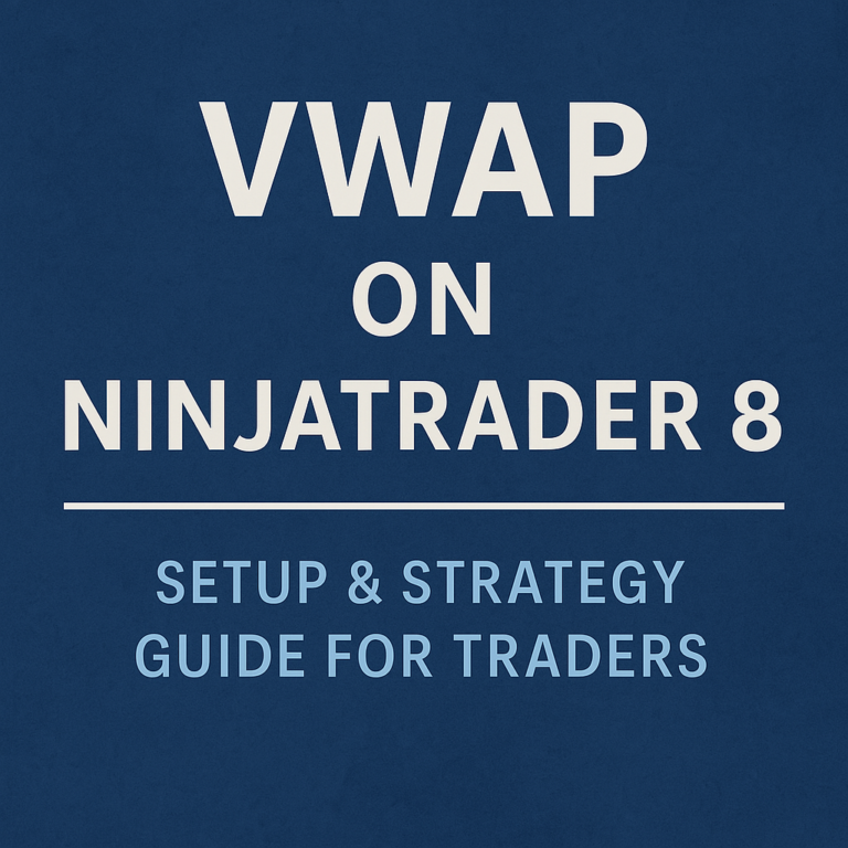VWAP on NinjaTrader 8 How to Add and Use It